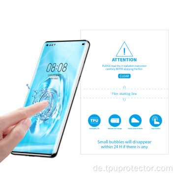 Anti-Blau-Hydrogel-Bildschirmschutz für Mobiltelefone